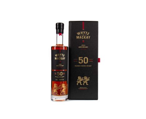WHYTE &amp; MACKAY 175TH ANNIVERSARY 50 YEARS OLD - 50CLBlended Scotch WhiskyFilled to cask 16 June 1966, matured in bourbon 