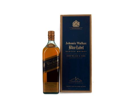 JOHNNIE WALKER BLUE LABELBlended Scotch Whisky75cl, 43% volume, in box.Condition report: Please note bottle is 75cl, box is d