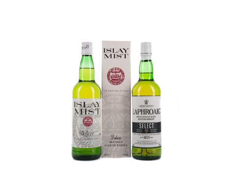 LAPHROAIG SELECTSingle Malt Scotch Whisky70cl, 40% volume.ISLAY MIST Blended Scotch Whisky70cl, 40% volume, in carton.Two bot