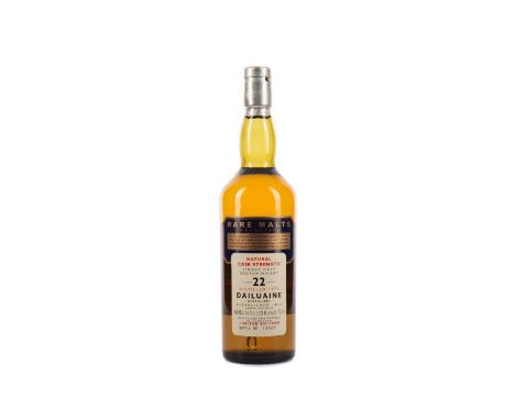 DAILUAINE 1973 RARE MALTS AGED 22 YEARSSingle Malt Scotch WhiskyBottled no. 11869. 750ml, 60.92% volume.