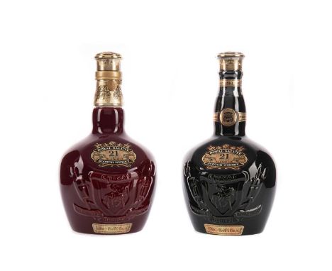 CHIVAS REGAL ROYAL SALUTE AGED 21 YEARS - EMERALD DECANTERBlended Scotch Whisky70cl, 40% volume, in carton.CHIVAS REGAL ROYAL