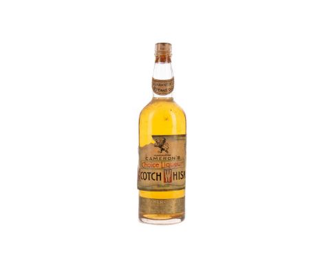 CAMERON'S CHOICE 15 YEARS OLDBlended Scotch WhiskyFull sized bottle, no strength stated, driven cork exposed.