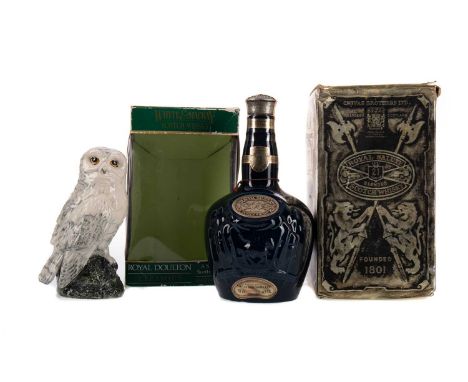 CHIVAS REGAL ROYAL SALUTE AGED 21 YEARS - SAPPHIRE DECANTERBlended Scotch Whisky70cl, 43% volume, in carton.WHYTE &amp; MACKA