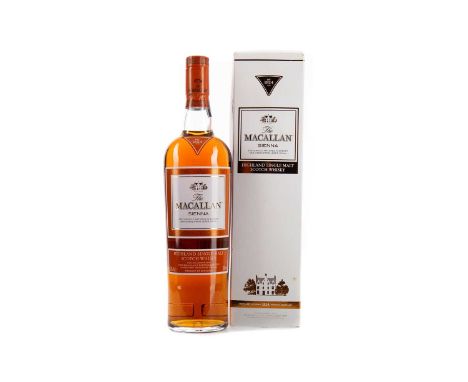 MACALLAN SIENNASingle Malt Scotch WhiskyMatured in sherry casks. 700ml, 43% volume, in carton.