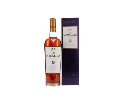 MACALLAN 1991 18 YEARS OLDSingle Malt Scotch WhiskyMatured in sherry casks. 700ml, 43% volume, in carton.Condition report: So