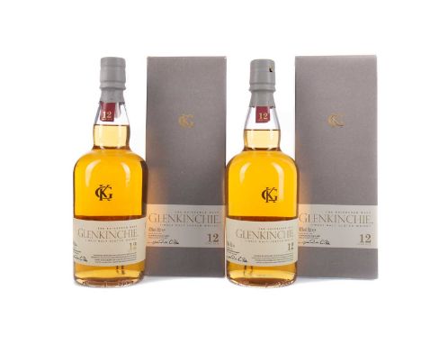 GLENKINCHIE 12 YEARS OLD (2)Single Malt Scotch Whisky70cl, 43% volume, in carton.Two bottles.