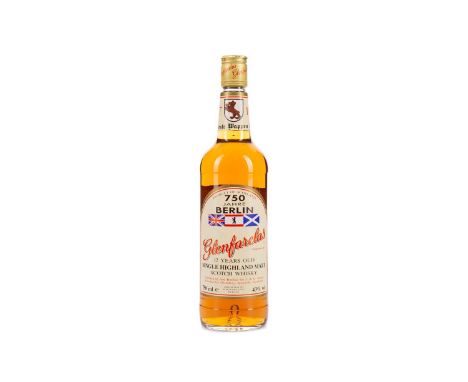 GLENFARCLAS BERLIN 750 YEARS AGED 12 YEARSSingle Malt Scotch WhiskyBottled in 1987 to commemorate the 750th anniversary of Be