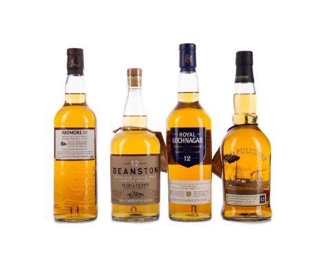 ROYAL LOCHNAGAR 12 YEARS OLDSingle Malt Scotch Whisky70cl, 40% volume, in carton.DEANSTON 12 YEARS OLDSingle Malt Scotch Whis