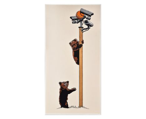 SEAN ALEXANDER (B.1968). NO BALL GAMES. mixed media, signed and titled verso, 200cm x 100cm.&nbsp;(Subject to ARR - see Buyer