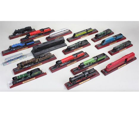Job lot of model trains to include the Flying Scotsman, Mallard etc