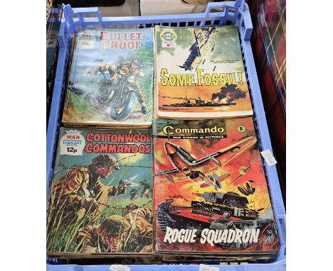 Collection of Military comics to include: 'War', 'Air Ace', 'Commando', 'Battle' etc. (B.P. 21% + VAT)