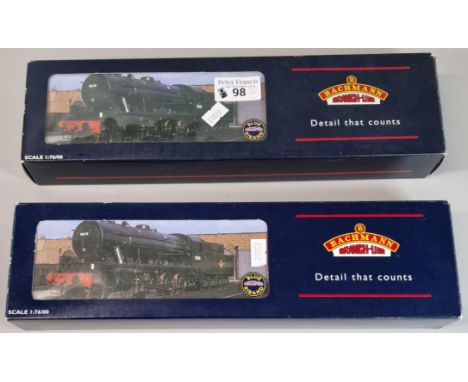 Two Bachmann Branch-Line 1:76 scale OO gauge locomotives in original boxes to include: Army Transport Group and Austerity. (2