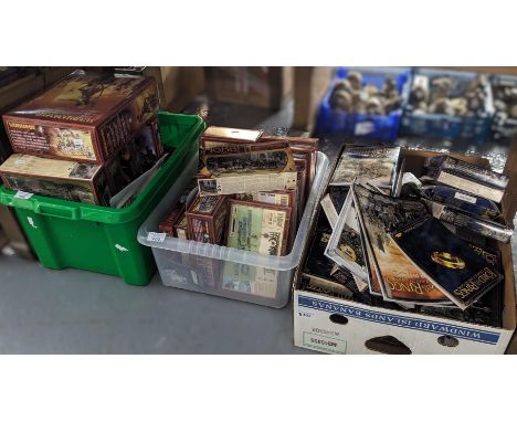 Collection of The Lord of the Rings themed items to include: Strategy Battle Games in original boxes, Knights of Rivendell st