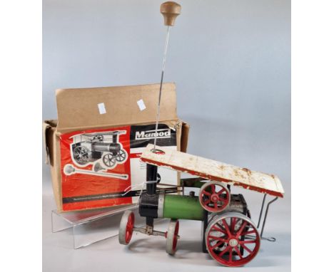 Mamod spirit fired live steam model traction engine in original box.  (B.P. 21% + VAT)