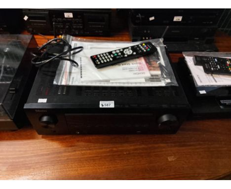 Denon AVR-X17 00H DAB integrated network AV reviver, with manual and remote. NOT TESTED AND NO WARRANTY GIVEN. (B.P. 21% + VA