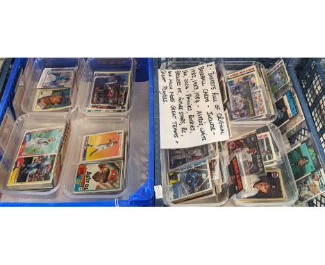 Two trays of original Baseball Cards, 1980s to include: Rockies etc. (2) (B.P. 21% + VAT)