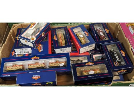 Collection of Bachmann Branch-Line scale 1:76 tank wagons and other rolling stock. All in original boxes. (B.P. 21% + VAT)