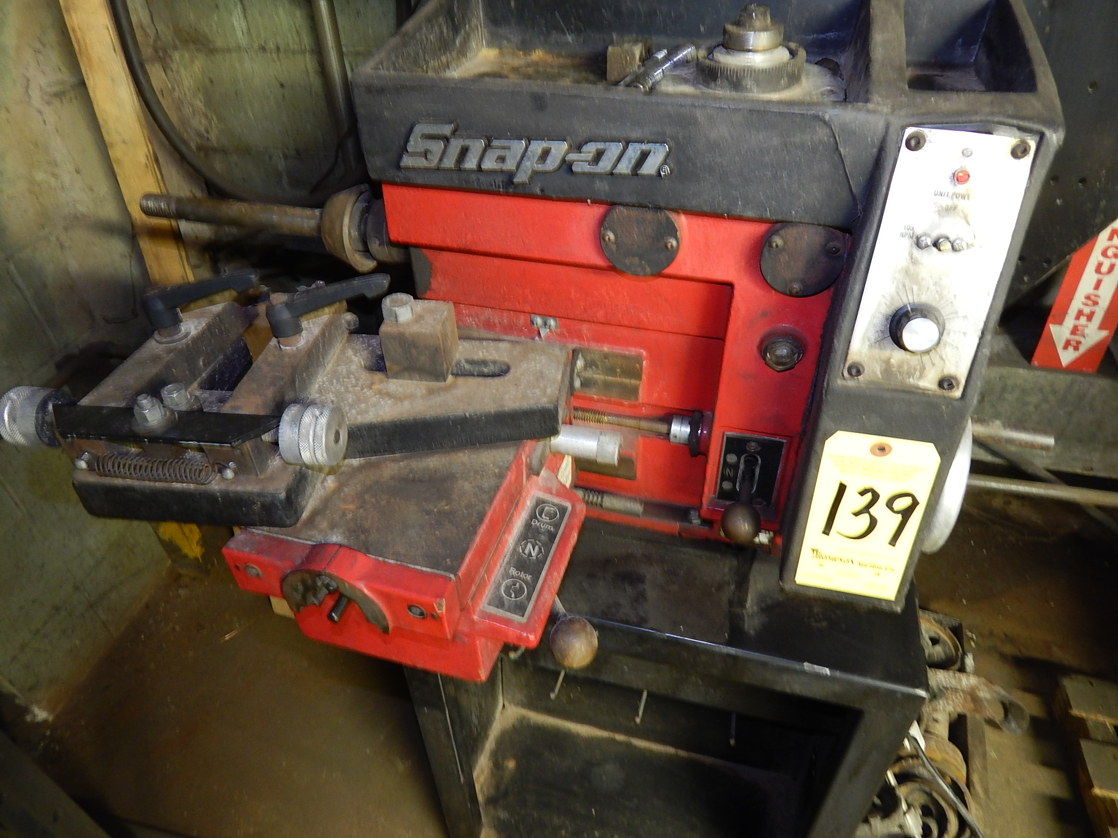SnapOn Brake Drum Lathe