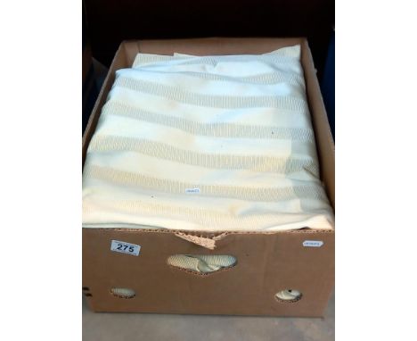 2 pairs of lined curtains (one pair 145cm drop x 276cm wide, other pair 145cm drop x 201cm wide) COLLECT ONLY