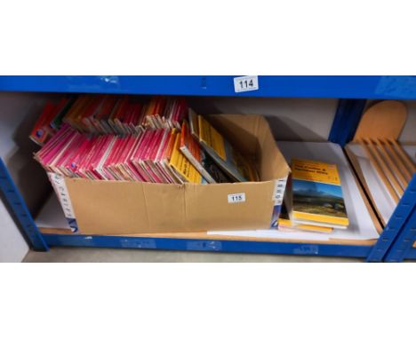 A box of ordnance survey maps etc