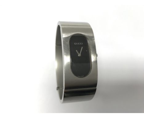 A ladies Gucci watch bangle.