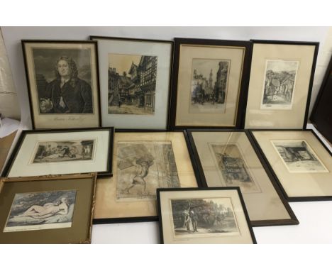 A similar lot of late 19th/20th century lithograph prints