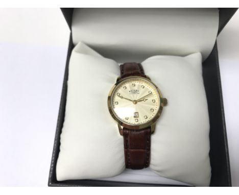 A boxed ladies Rotary wristwatch.