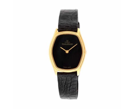   Jaeger LeCoultre vintage wristwatch, gold, women, certificate of guarantee and original box Jaeger LeCoultre vintage wristw