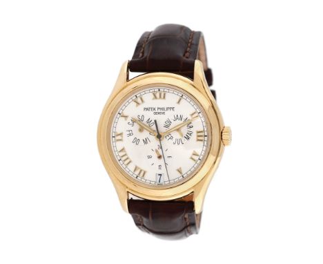  Patek Philippe Annual Calendar wristwatch, gold, men, extract&nbsp;of the&nbsp;archives Patek Philippe Annual Calendar wris