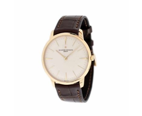   Vacheron Constantin Patrimony wristwatch, gold, men, provenance documents Vacheron Constantin Patrimony wristwatch, gold, m
