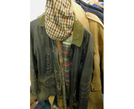 A St Michael Country Collection wax jacket, a bullet belt, various other jackets, to include, outdoor pursuits jacket, variou