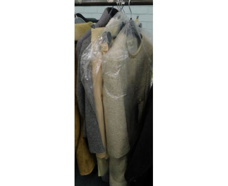 A Windsomor ladies over coat, a two piece skirt and jacket set, various other items, Escada coat. (a quantity)