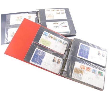 Various first day covers, to include Scotland, British Textiles, other 1980's, Christmas 1981, fishing, a further Ambassador 