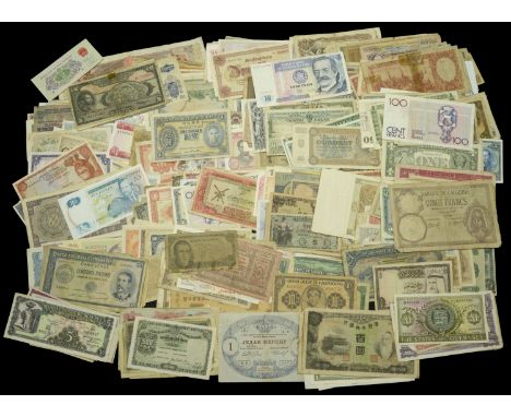 A Sizeable and Rather Interesting Group of Mixed World Notes, including notes from across the globe with very little duplicat