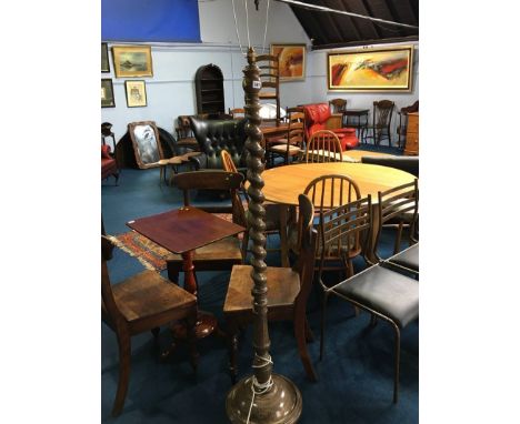 Barley twist standard lamp