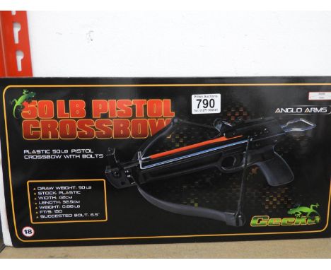 Boxed New 50lb Pistol Crossbow 