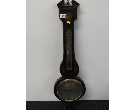Marquetry Inlaid Barometer 