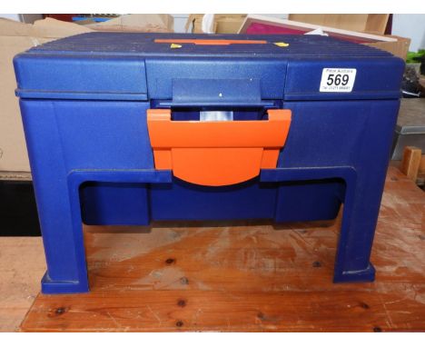 2 in 1 Stool and Tool Box and Contents - Tools 