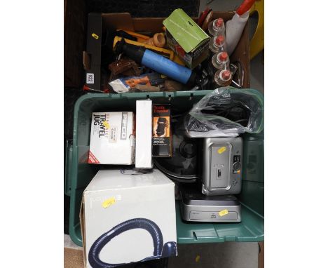 Box of Misc - Tools, Bird Feeders etc 