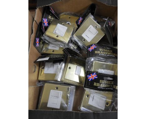 Quantity of Brass Light Switches 