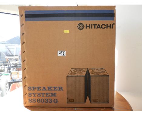 Boxed Hitachi Speaker System - SS6033G 