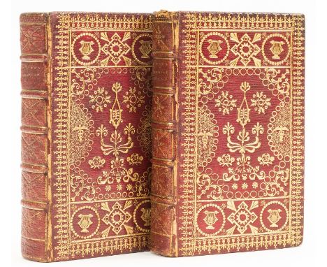 Binding. - Milton (John) Paradise Lost & Paradise Regain'd, together 2 vol., engraved portrait frontispieces and plates, some