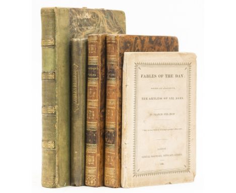 Fables.- Gorle (Rev. James) Fables from Ancients and Moderns, half-title with loss to upper portion, book label, original gre