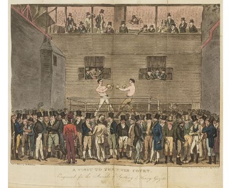 Sporting.- Egan (Pierce) Sporting Anecdotes..., engraved frontispiece featuring multiple sports, 2 portraits and 3 hand-colou
