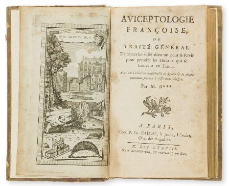 Songbirds.- Bulliard (Pierre) Aviceptologie Françoise, ou Traité général de toutes les ruses dont on peut se servir pour pren