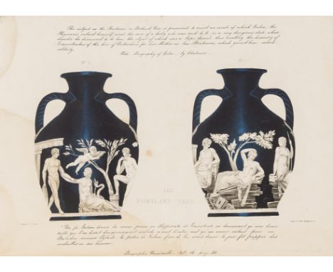 NO RESERVE Antiquities.- Windus (Thomas) A New Elucidation of the...Portland Vase..., 10 lithographed plates, 4 of the vase p