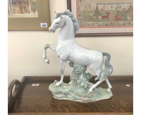 Large Lladro Horse figurine, approx measurements:  Height 17 Inches, 12 inches width.