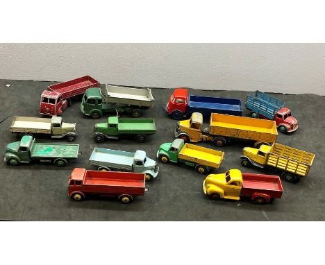 Collection of 12 early dinky lorries 