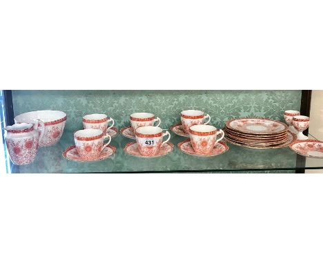 Victorian Shelly part tea service 