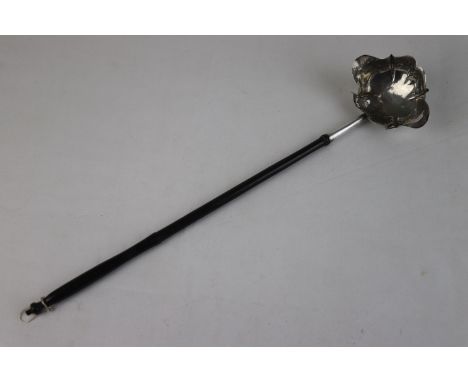 A fully hallmarked sterling silver toddy Ladle, maker marked for George Smith, assay marked for London and dated for 1769. (A